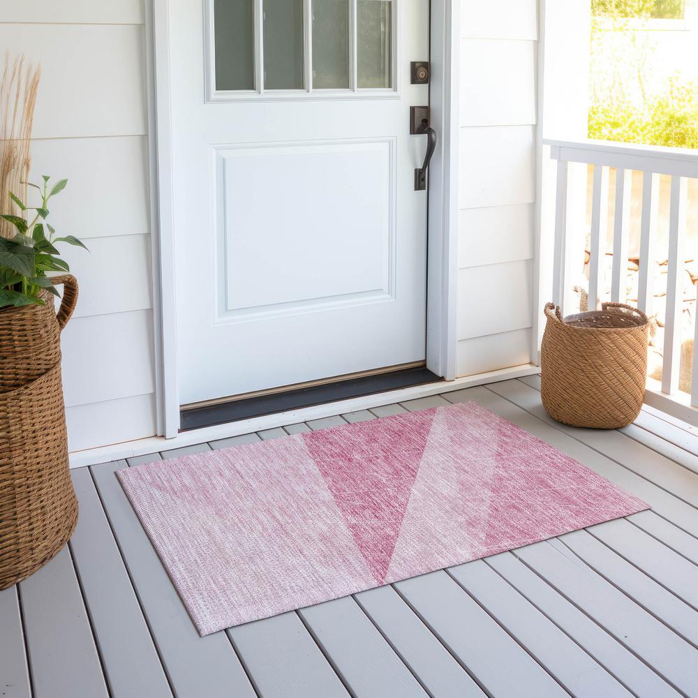 Chantille ACN706 Pink 1'8" x 2'6" Rug. Picture 7
