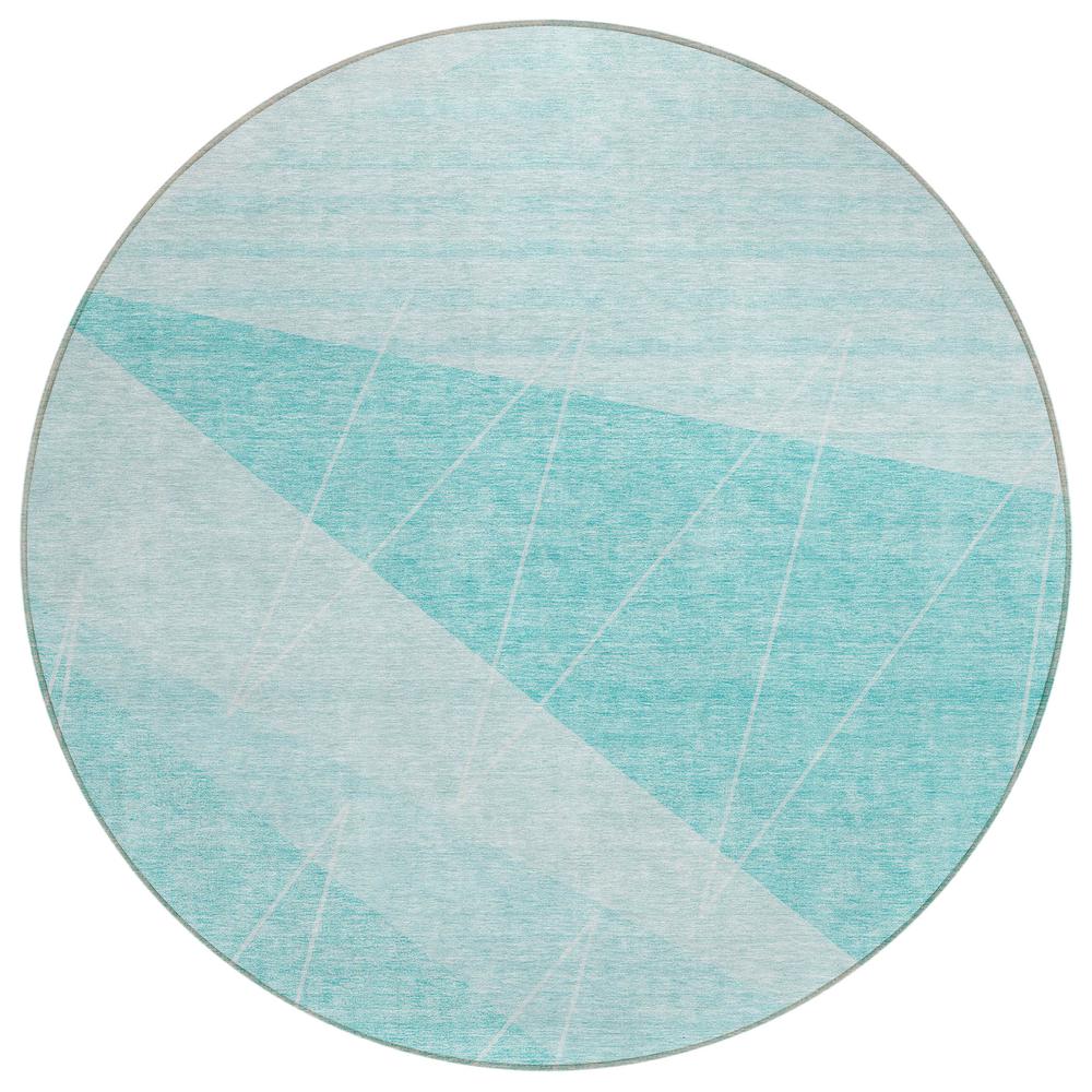 Chantille ACN706 Teal 8' x 8' Rug. Picture 1