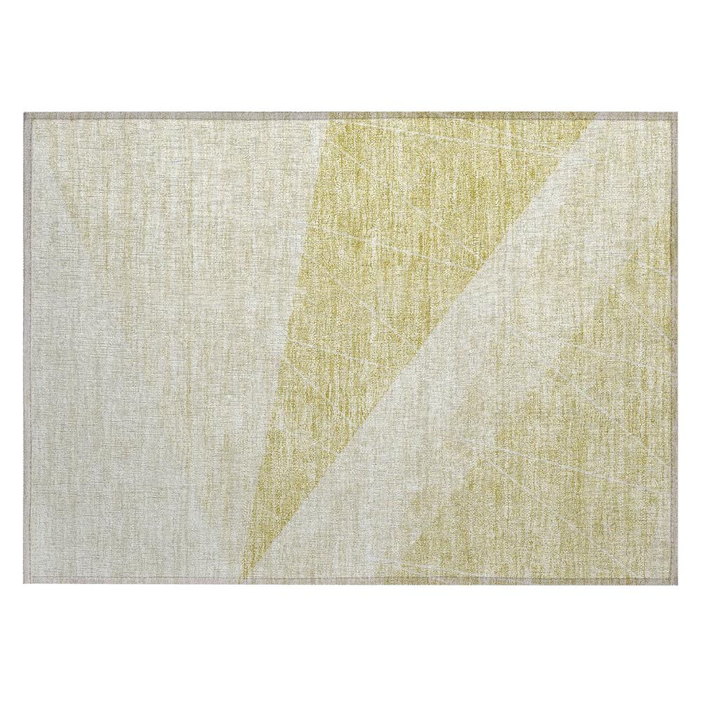 Chantille ACN706 Gold 1'8" x 2'6" Rug. Picture 1