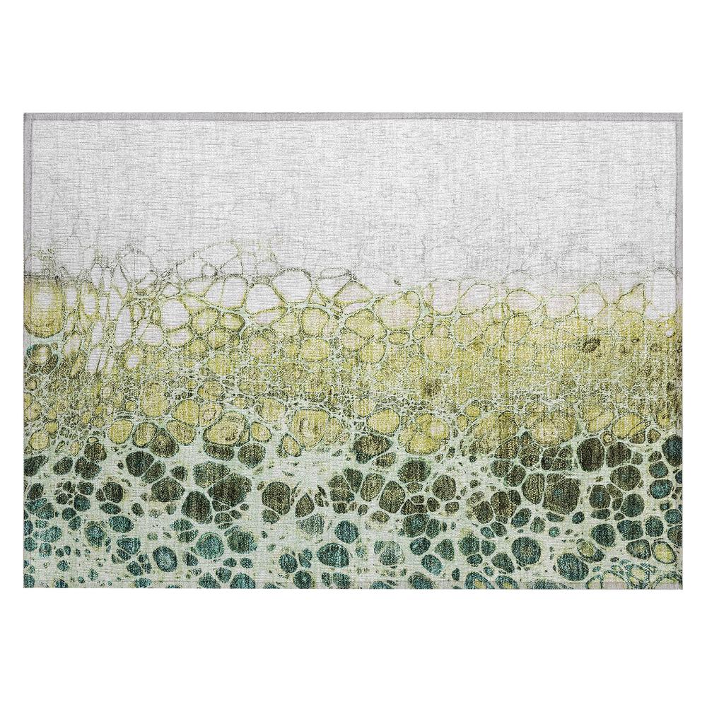 Chantille ACN707 Green 1'8" x 2'6" Rug. Picture 1