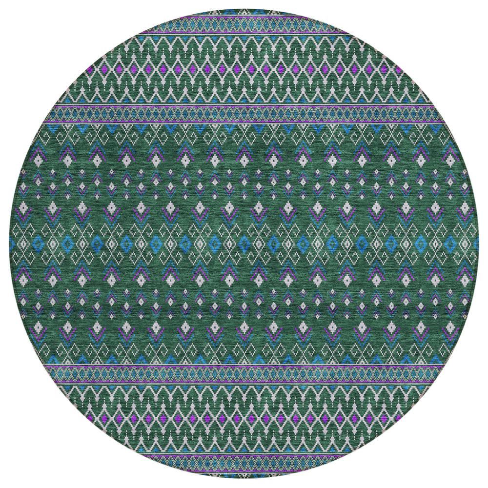 Chantille ACN708 Green 8' x 8' Rug. Picture 1