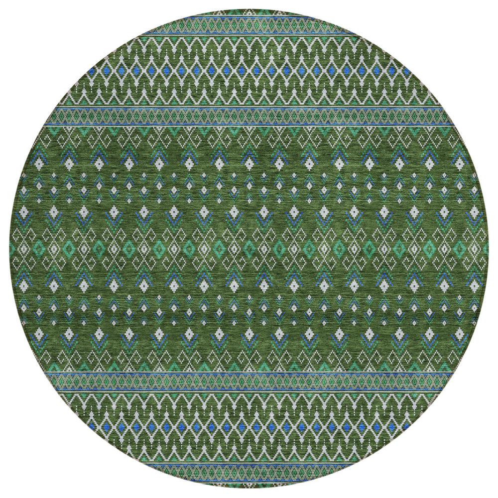 Chantille ACN708 Green 8' x 8' Rug. Picture 1