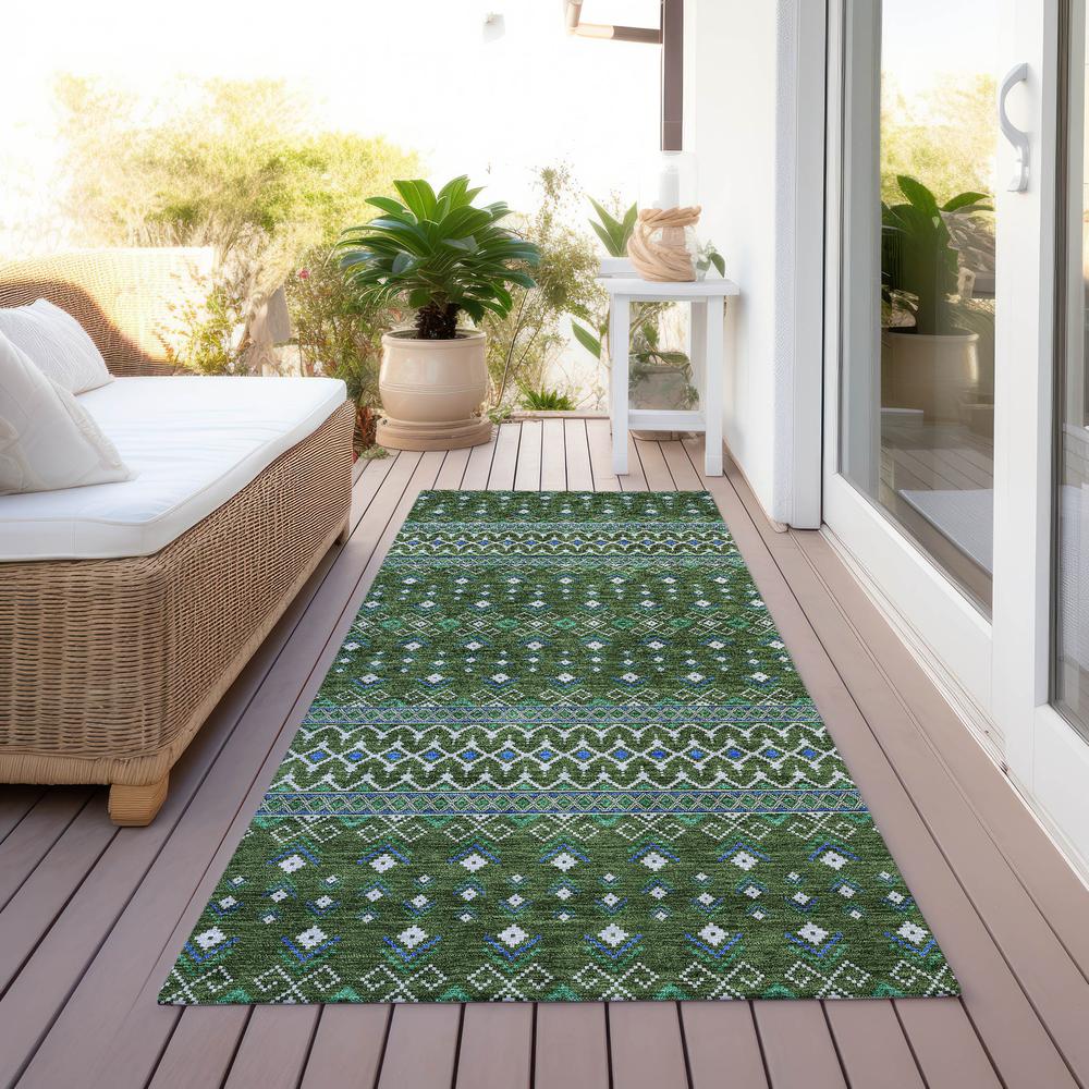 Chantille ACN708 Green 2'3" x 7'6" Rug. Picture 7