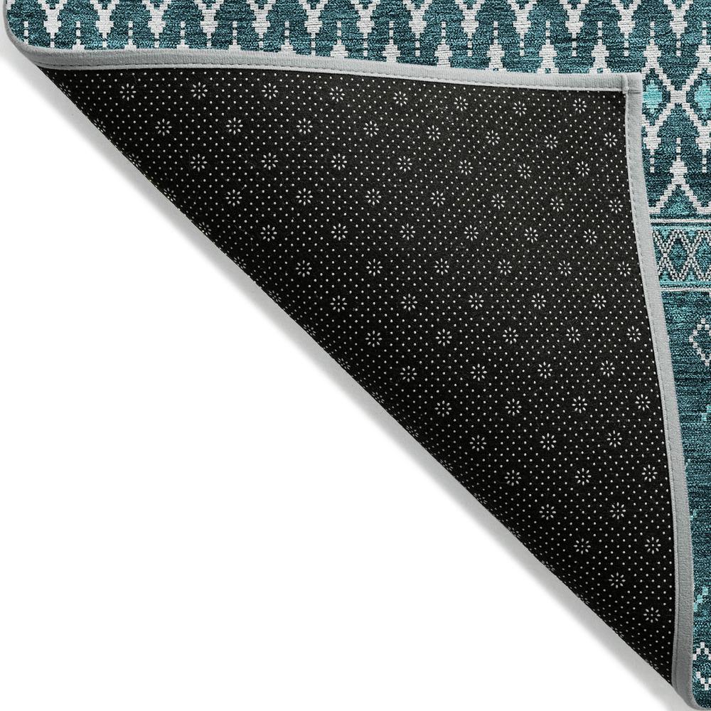 Chantille ACN708 Teal 1'8" x 2'6" Rug. Picture 2