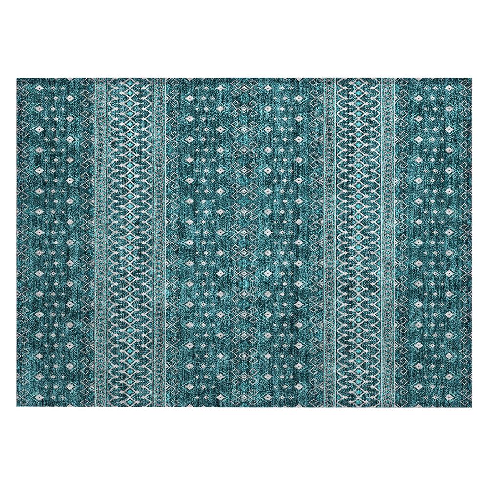 Chantille ACN708 Teal 1'8" x 2'6" Rug. Picture 1