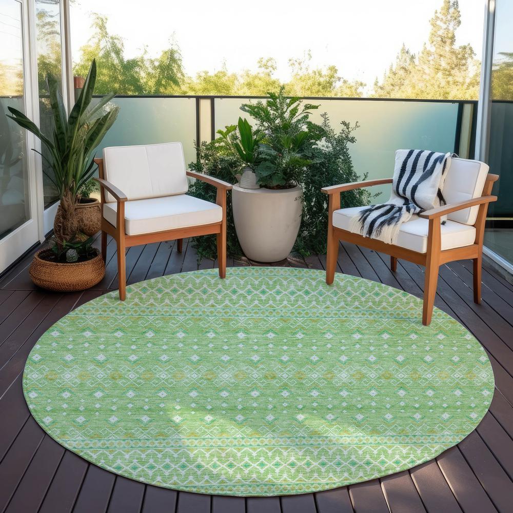 Chantille ACN709 Green 8' x 8' Rug. Picture 7