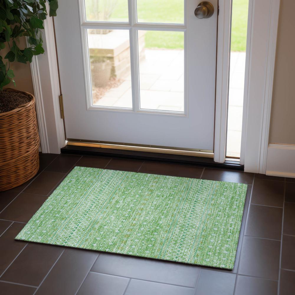 Chantille ACN709 Green 1'8" x 2'6" Rug. Picture 6