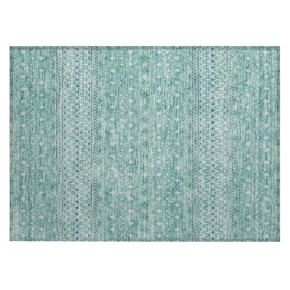 Chantille ACN709 Teal 1'8" x 2'6" Rug. Picture 1