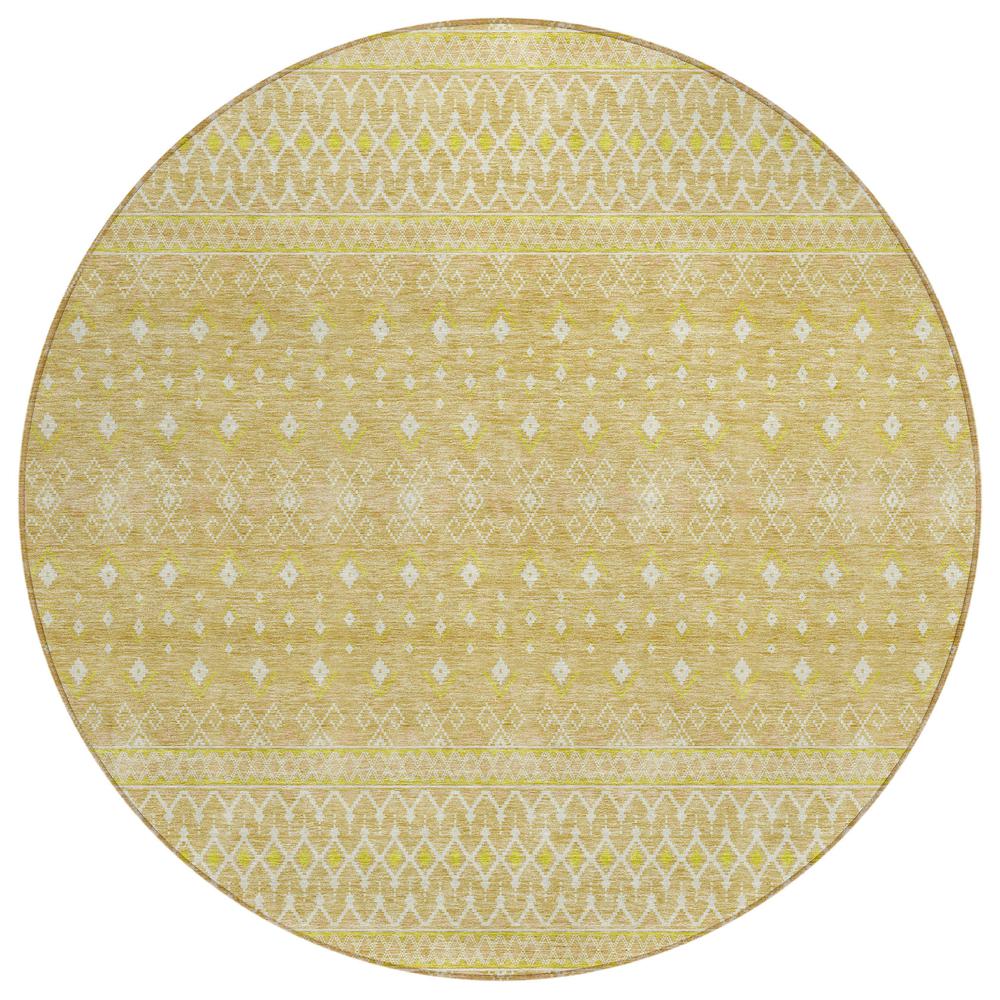 Chantille ACN709 Gold 8' x 8' Rug. Picture 1