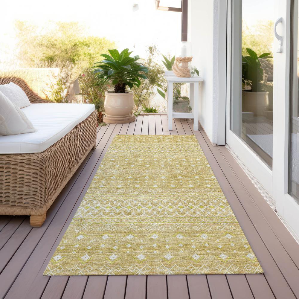 Chantille ACN709 Gold 2'3" x 7'6" Rug. Picture 7