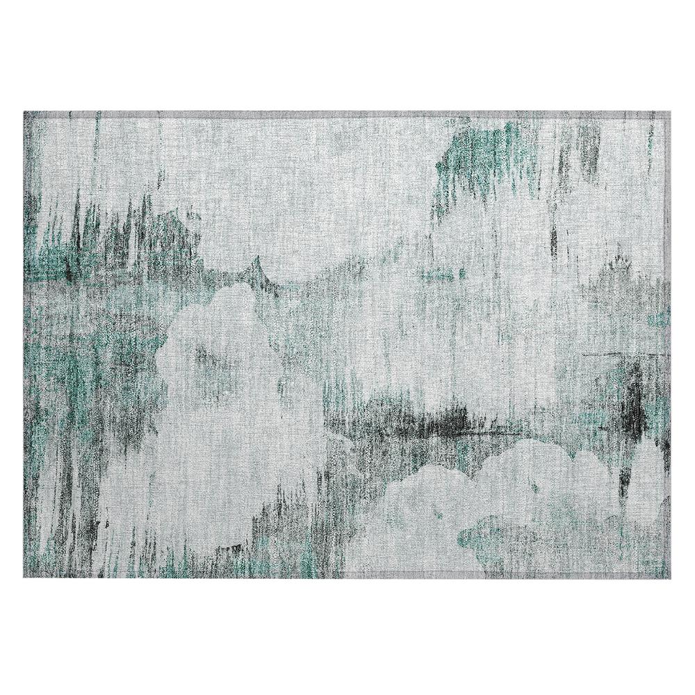 Chantille ACN710 Teal 1'8" x 2'6" Rug. Picture 1