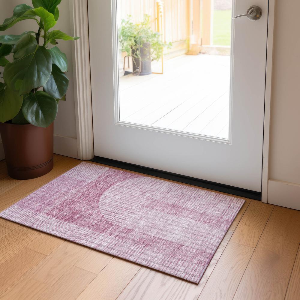 Chantille ACN711 Pink 1'8" x 2'6" Rug. Picture 6