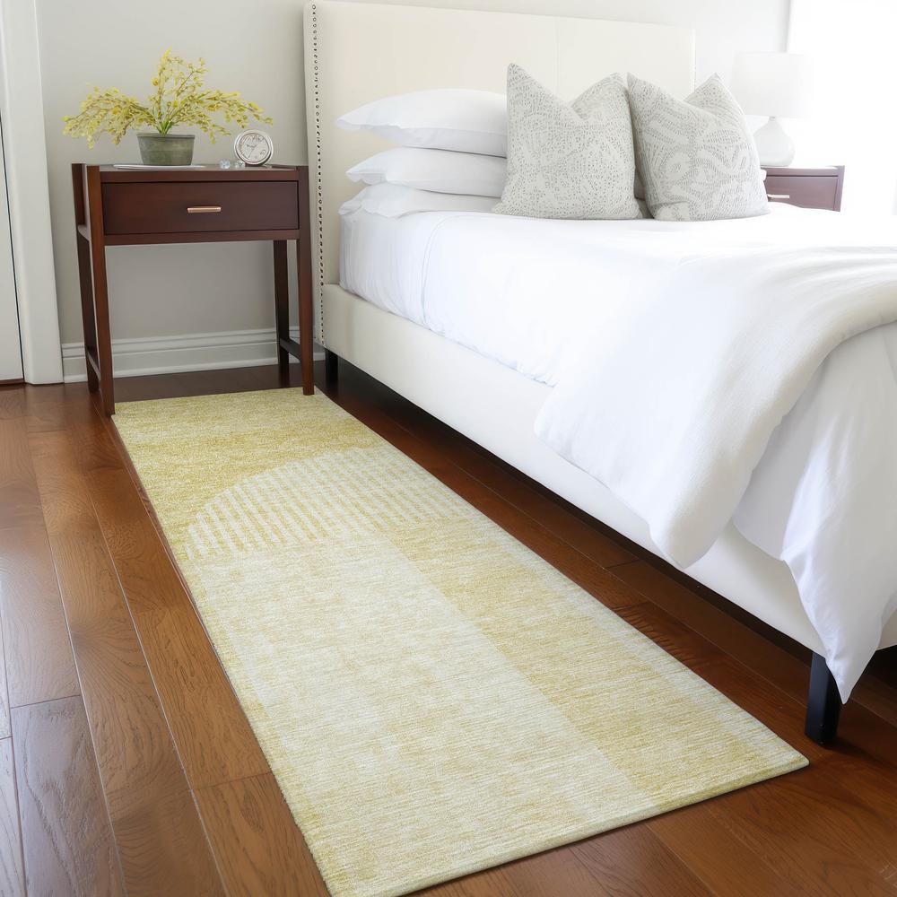 Chantille ACN711 Gold 2'3" x 7'6" Rug. Picture 6