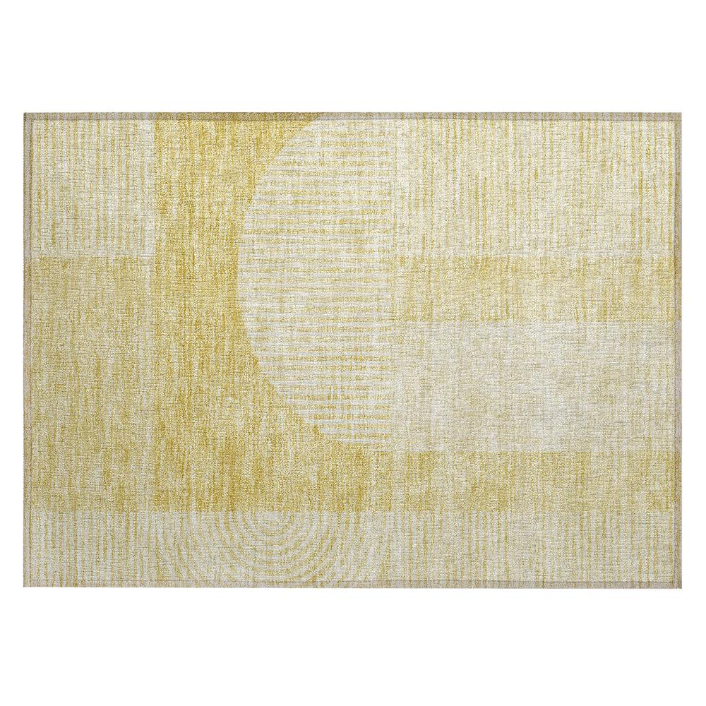 Chantille ACN711 Gold 1'8" x 2'6" Rug. Picture 1
