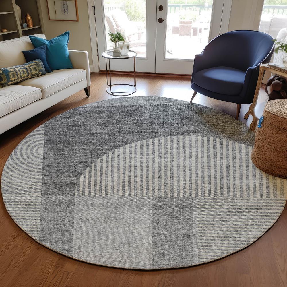 Chantille ACN711 Gray 8' x 8' Rug. Picture 6