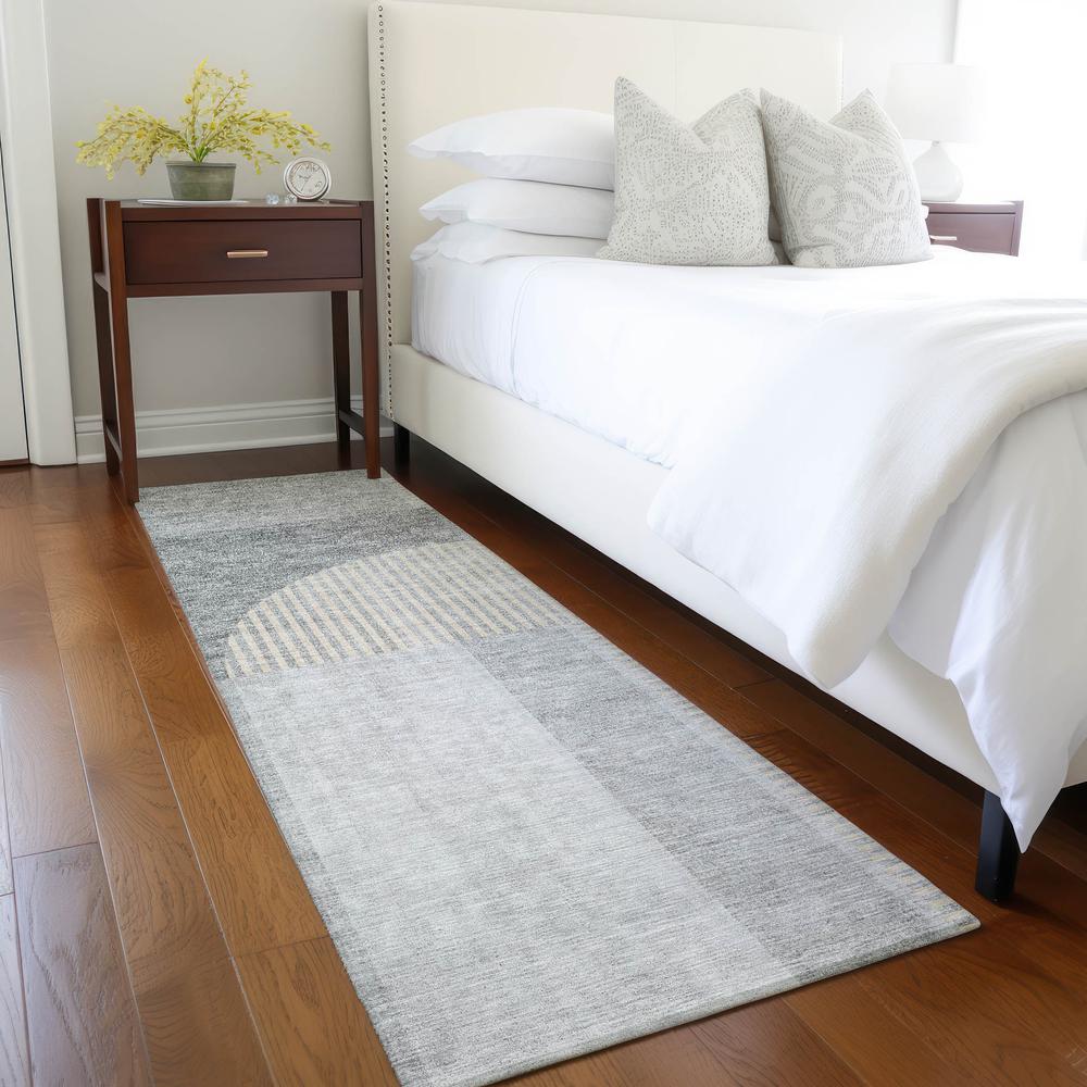 Chantille ACN711 Gray 2'3" x 7'6" Rug. Picture 6