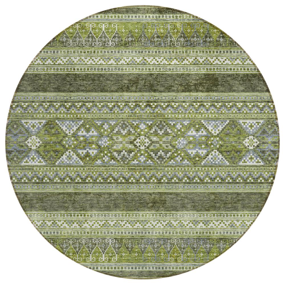 Chantille ACN714 Green 8' x 8' Rug. Picture 1