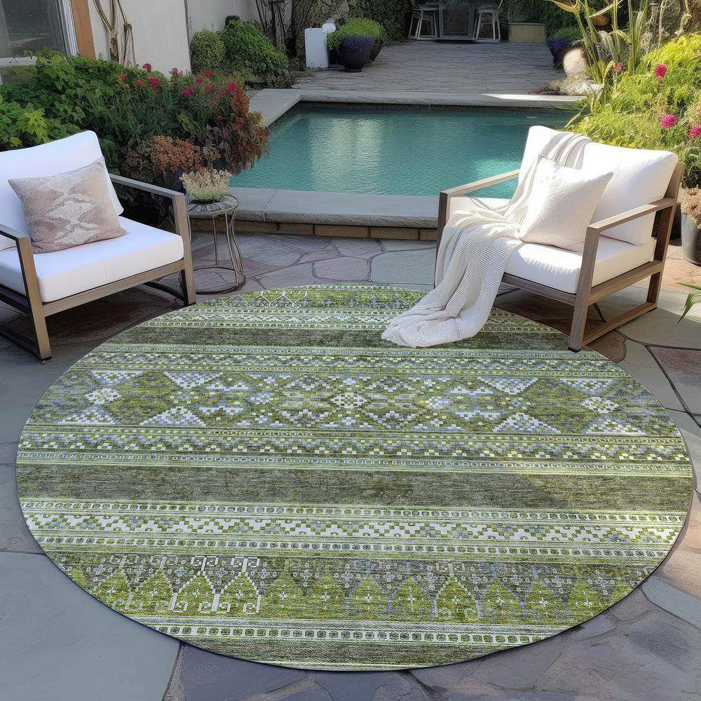 Chantille ACN714 Green 8' x 8' Rug. Picture 7