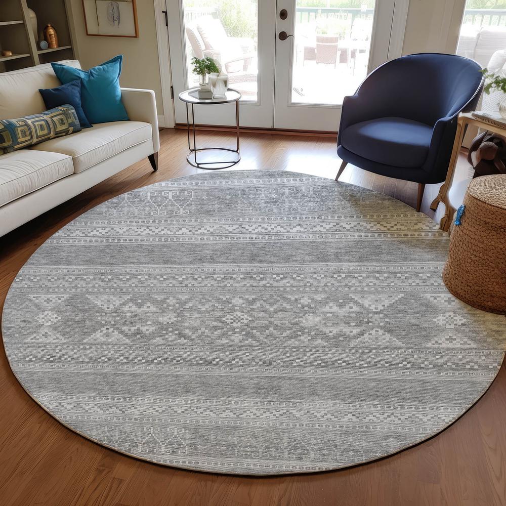 Chantille ACN714 Gray 8' x 8' Rug. Picture 6