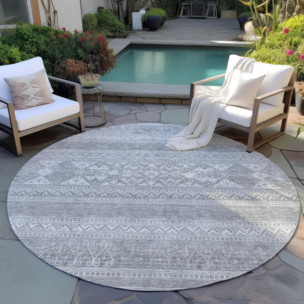 Chantille ACN714 Gray 8' x 8' Rug. Picture 7