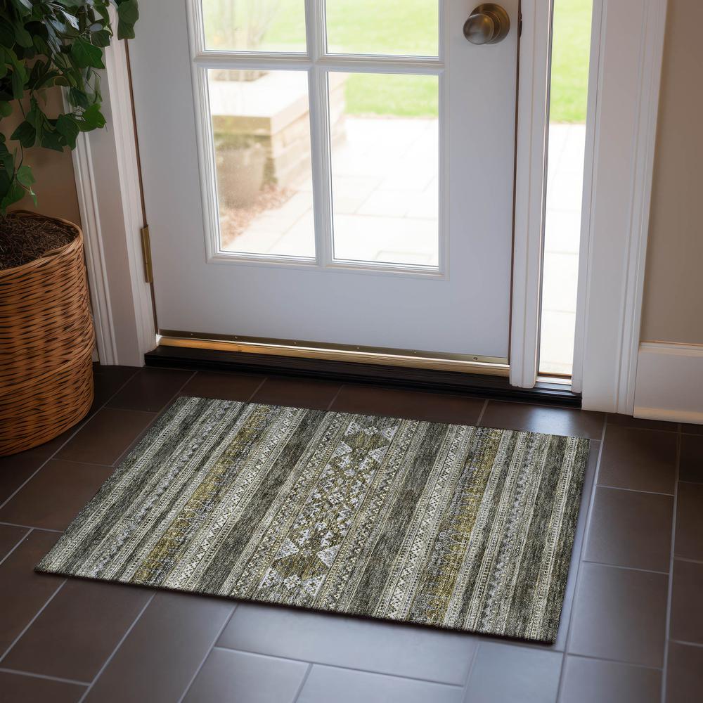 Chantille ACN714 Brown 1'8" x 2'6" Rug. Picture 6