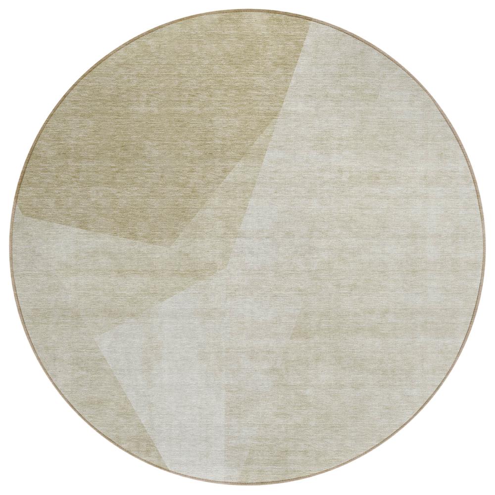Chantille ACN716 Brown 8' x 8' Rug. Picture 1