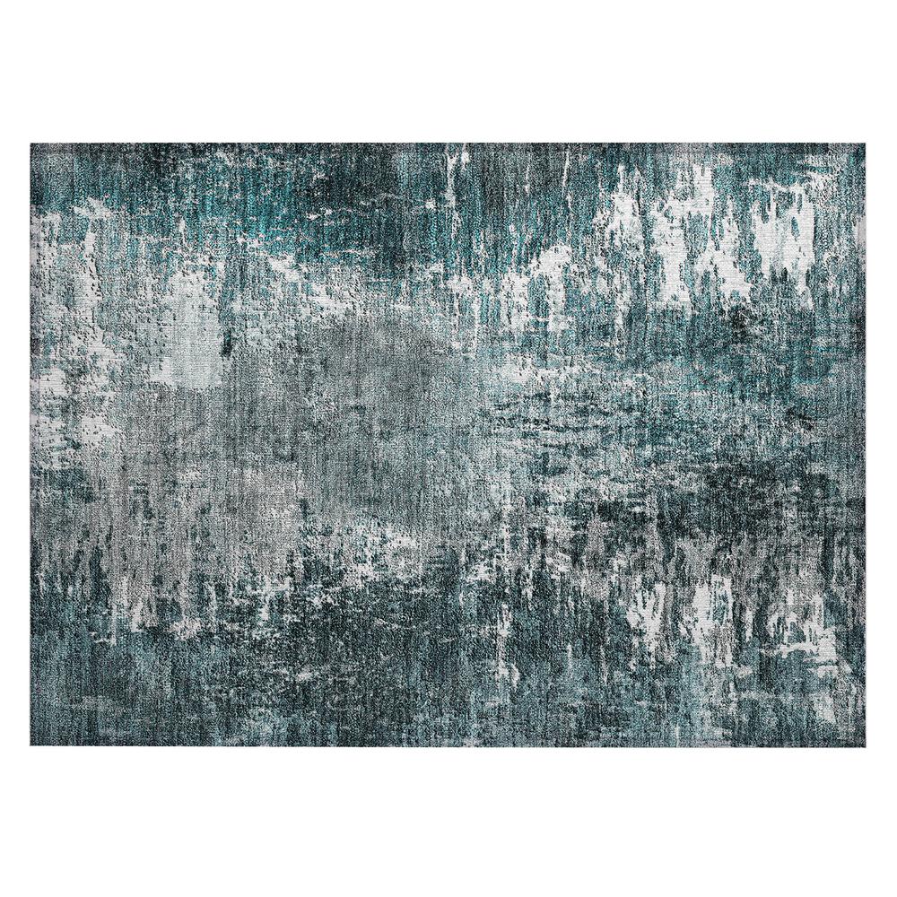 Chantille ACN718 Teal 1'8" x 2'6" Rug. Picture 1