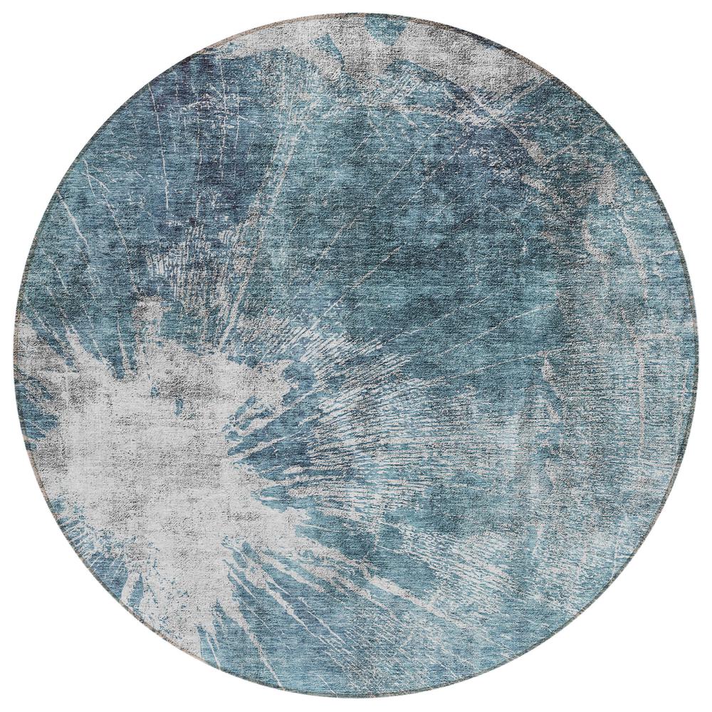 Chantille ACN719 Teal 8' x 8' Rug. Picture 1