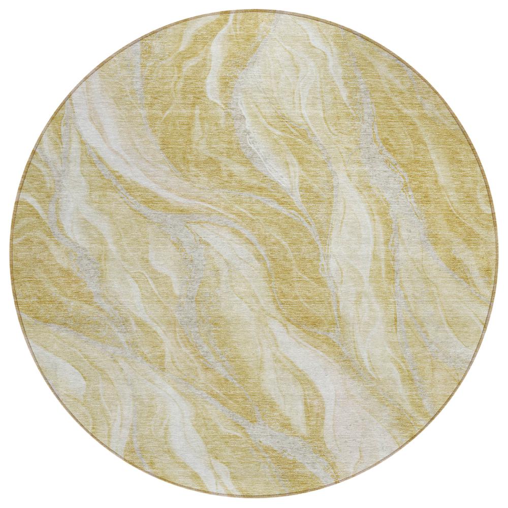 Chantille ACN720 Gold 8' x 8' Rug. Picture 1