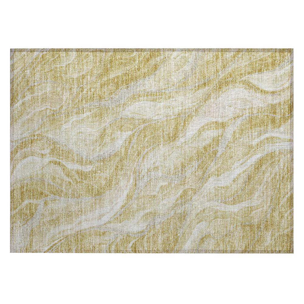 Chantille ACN720 Gold 1'8" x 2'6" Rug. Picture 1