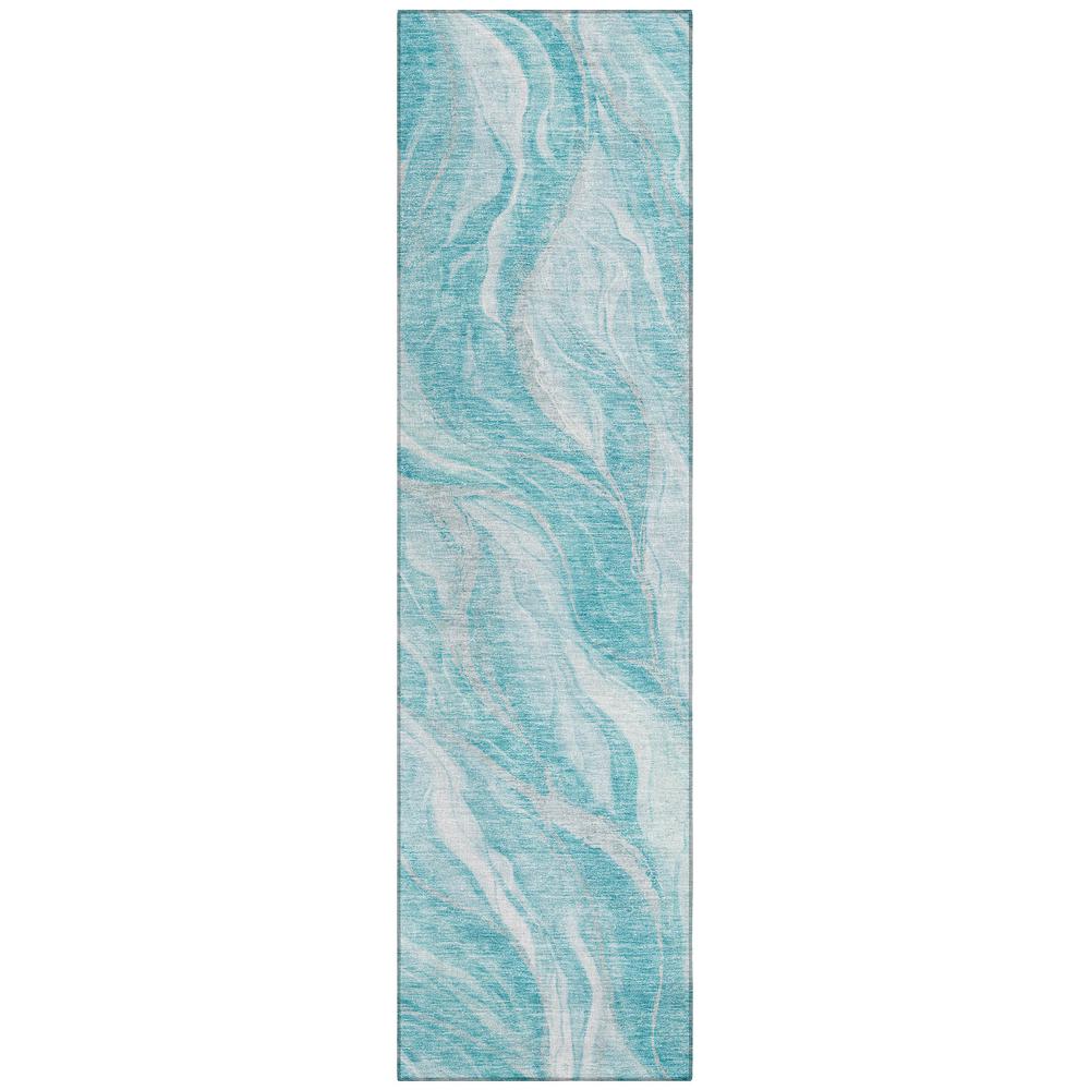 Chantille ACN720 Teal 2'3" x 7'6" Rug. Picture 1