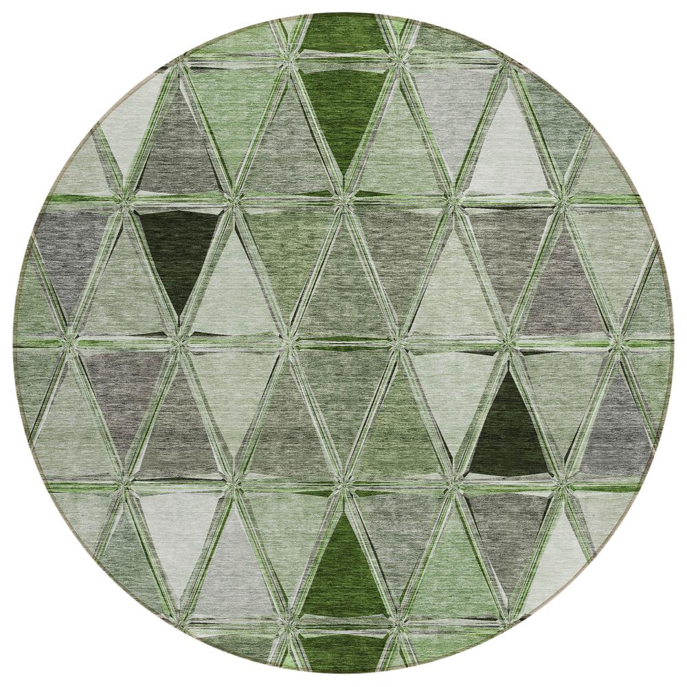 Chantille ACN722 Green 8' x 8' Rug. Picture 1