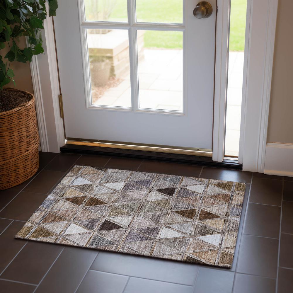 Chantille ACN722 Brown 1'8" x 2'6" Rug. Picture 6