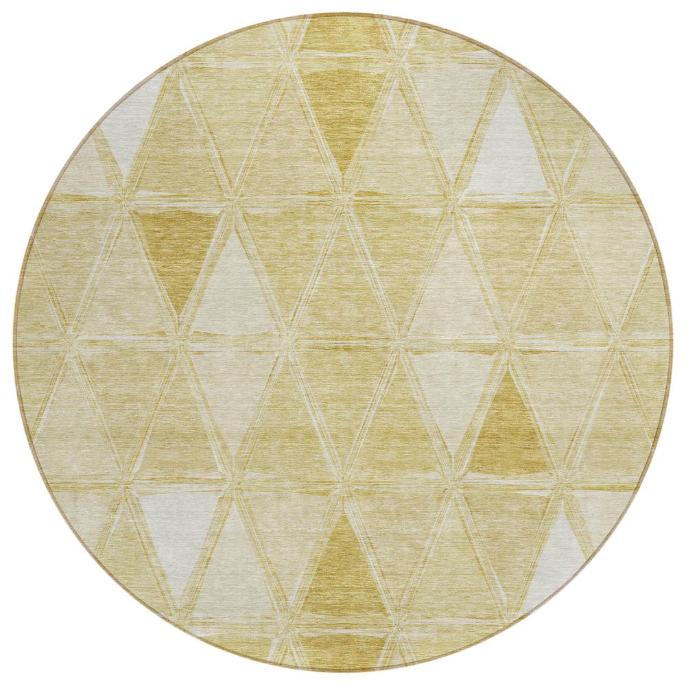 Chantille ACN722 Gold 8' x 8' Rug. Picture 1