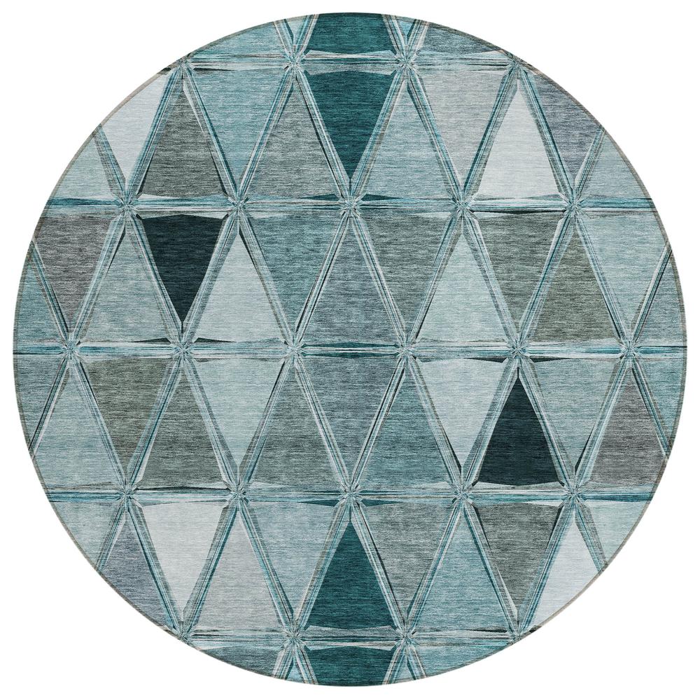 Chantille ACN722 Teal 8' x 8' Rug. Picture 1