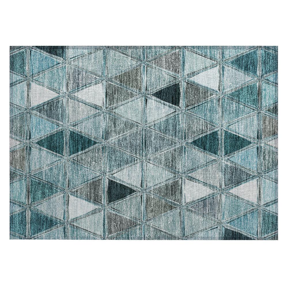 Chantille ACN722 Teal 1'8" x 2'6" Rug. Picture 1