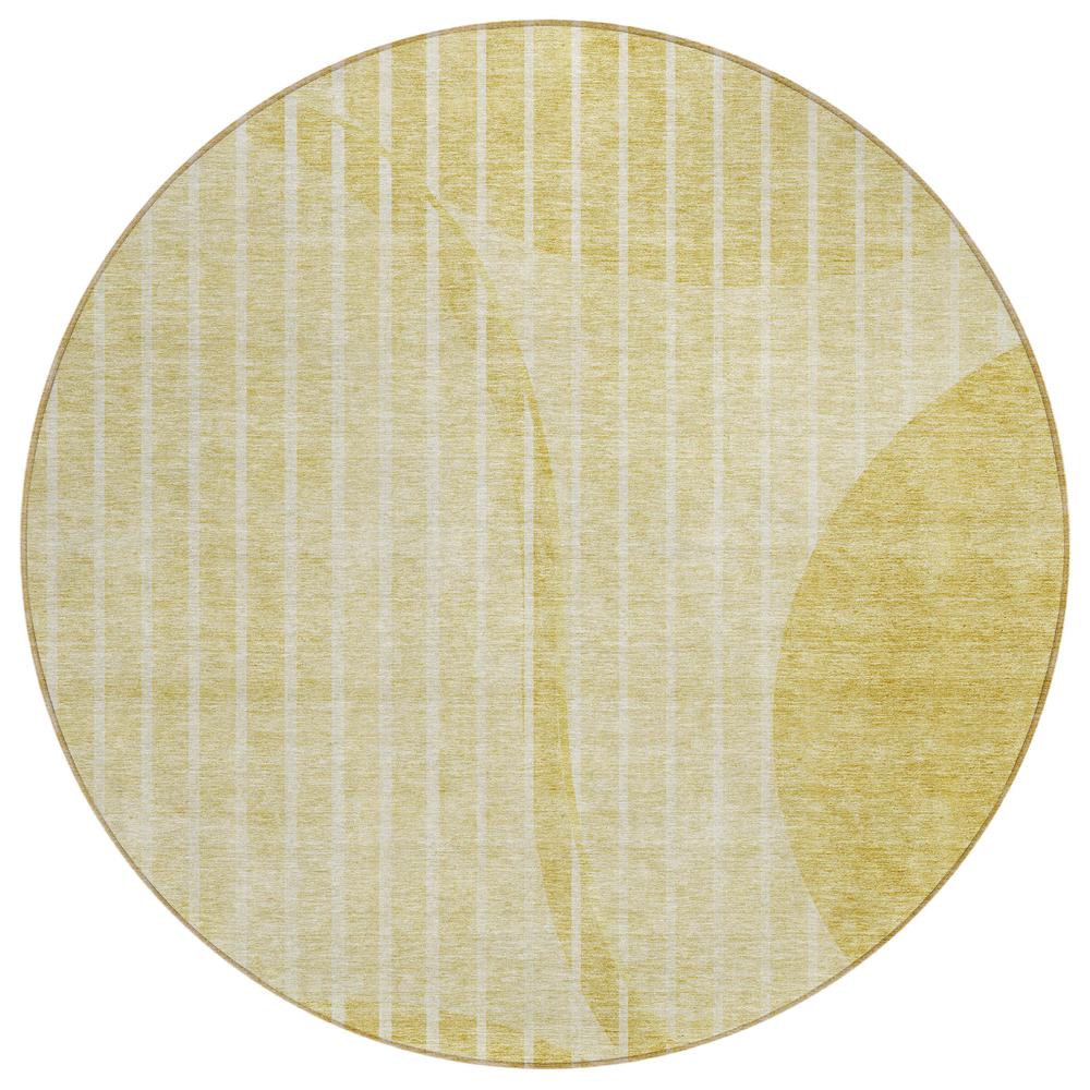 Chantille ACN723 Gold 8' x 8' Rug. Picture 1