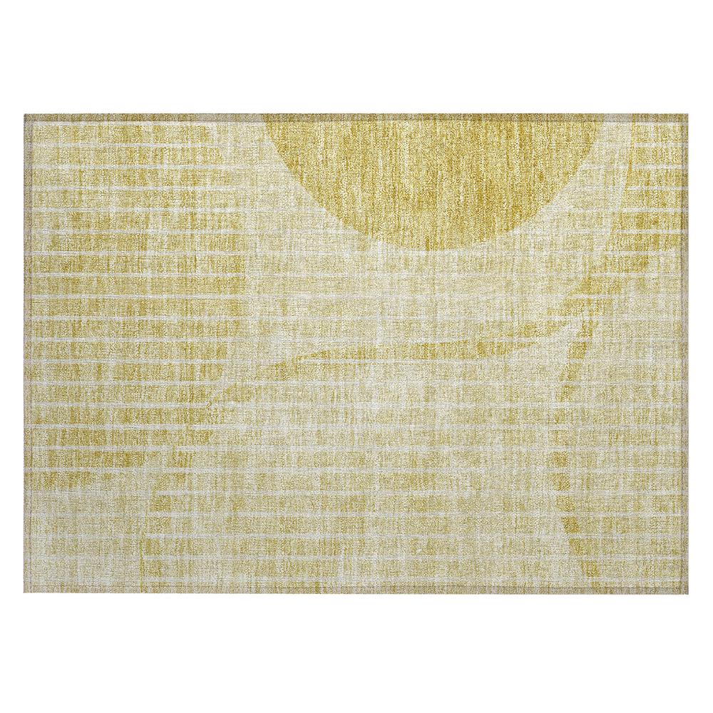 Chantille ACN723 Gold 1'8" x 2'6" Rug. Picture 1