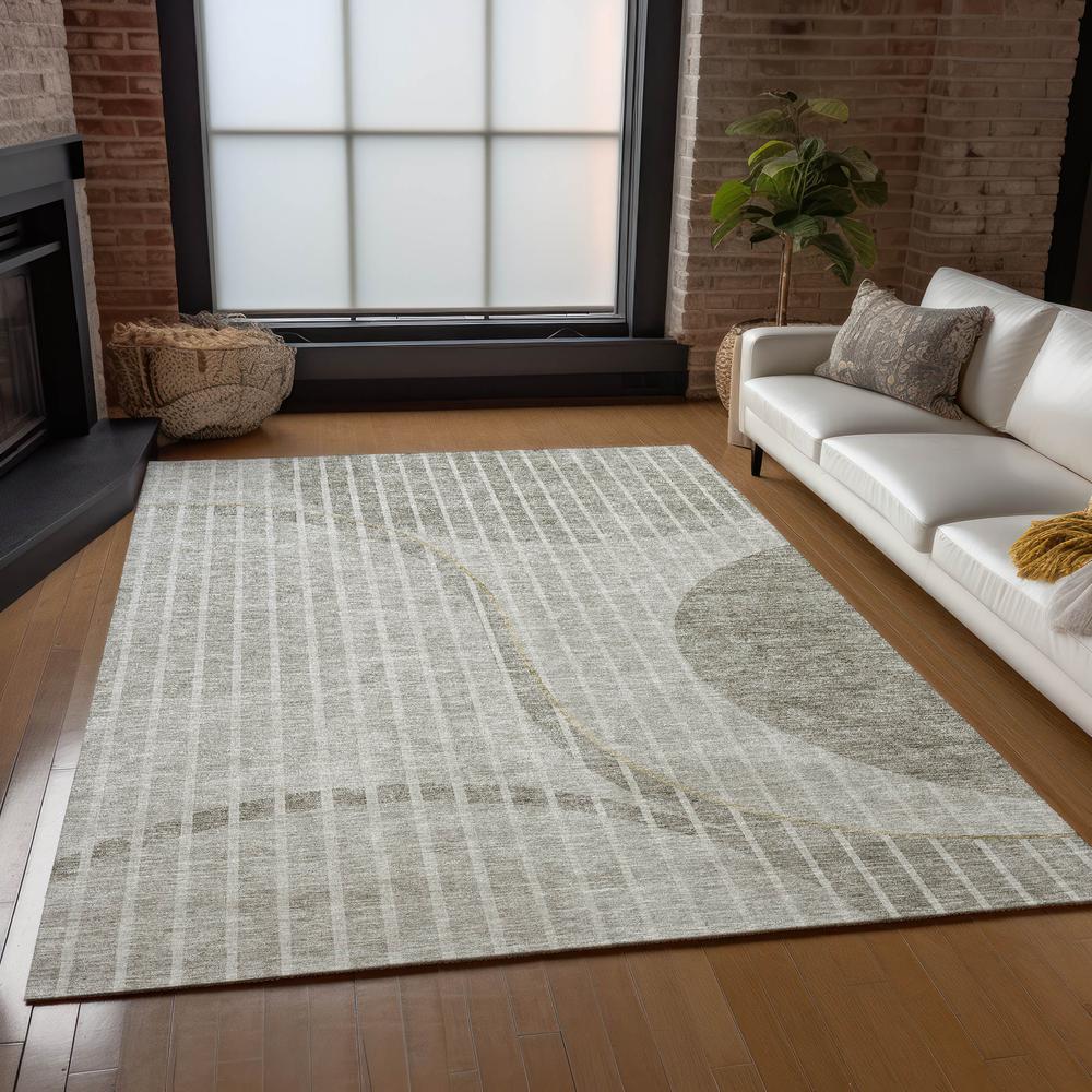 Chantille ACN723 Brown 2'6" x 3'10" Rug. Picture 7