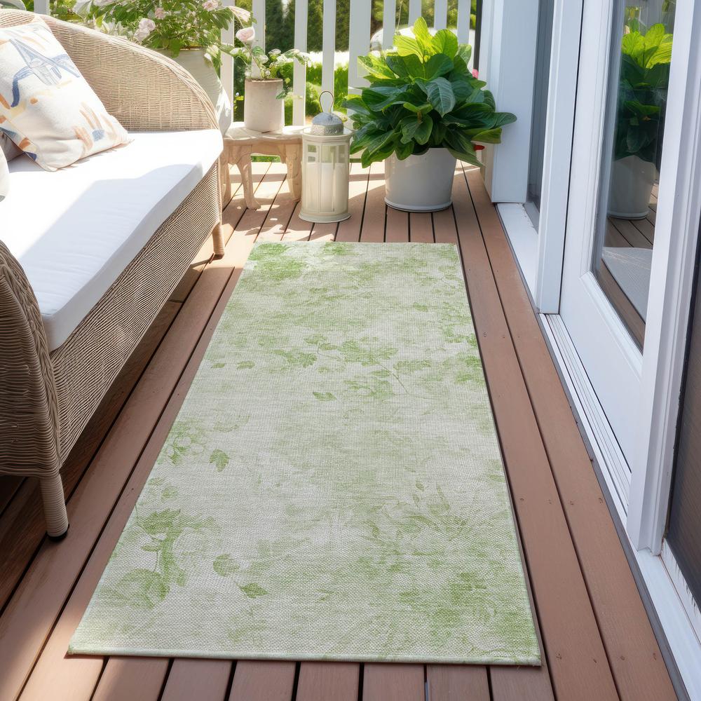 Chantille ACN724 Green 2'3" x 7'6" Rug. Picture 7