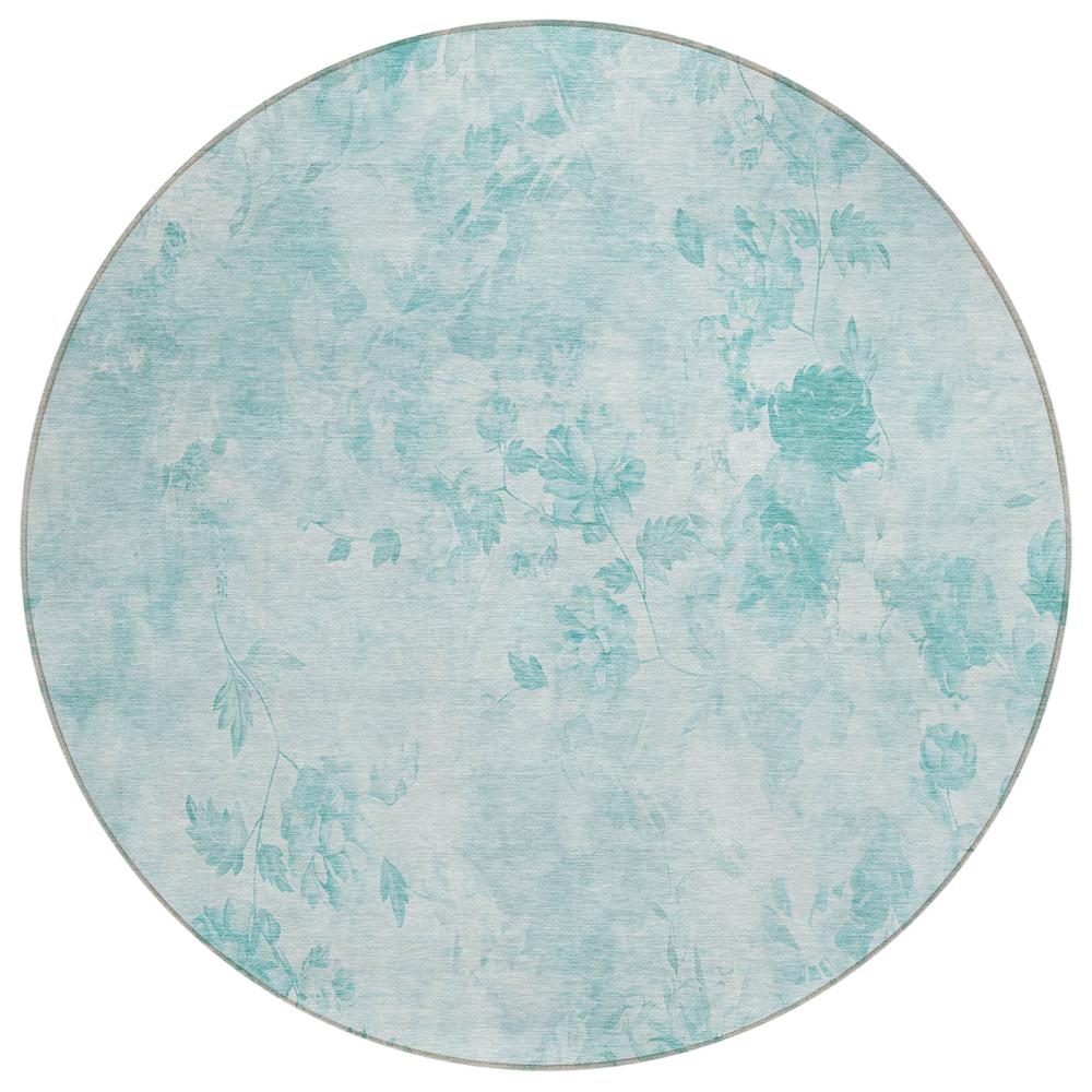 Chantille ACN724 Teal 8' x 8' Rug. Picture 1