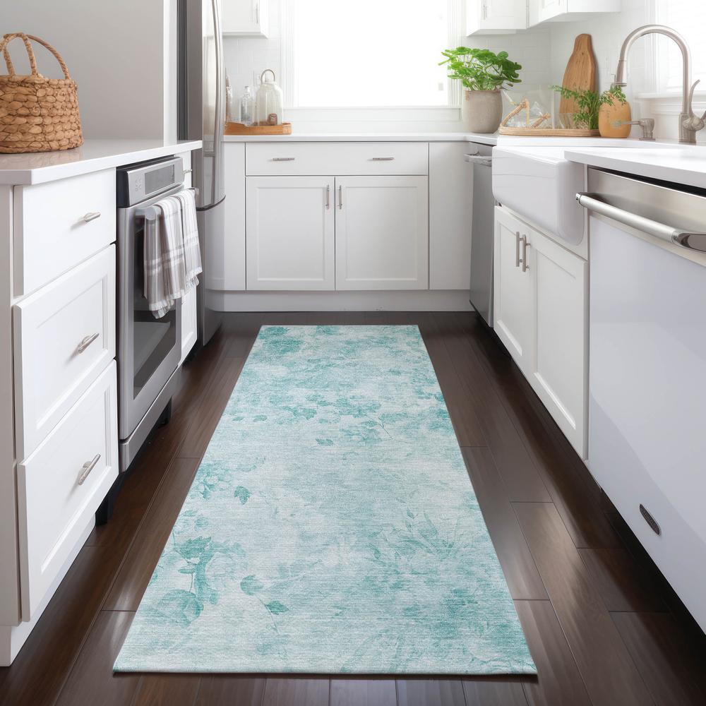 Chantille ACN724 Teal 2'3" x 7'6" Rug. Picture 6