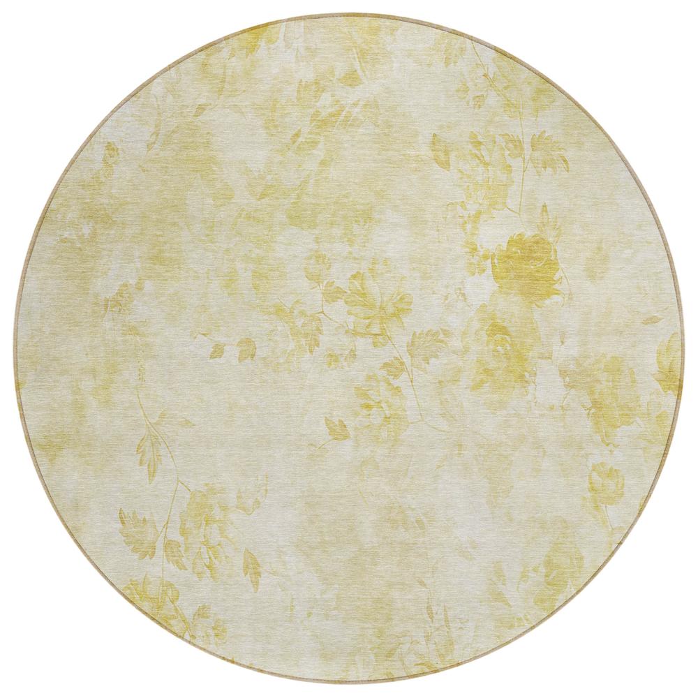 Chantille ACN724 Gold 8' x 8' Rug. Picture 1