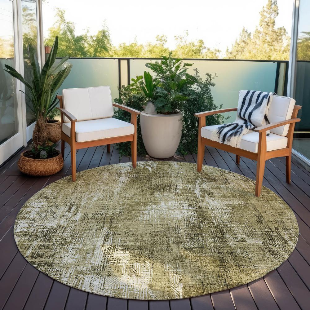 Chantille ACN725 Brown 8' x 8' Rug. Picture 7