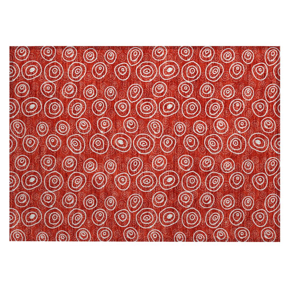 Chantille ACN728 Red 1'8" x 2'6" Rug. Picture 1