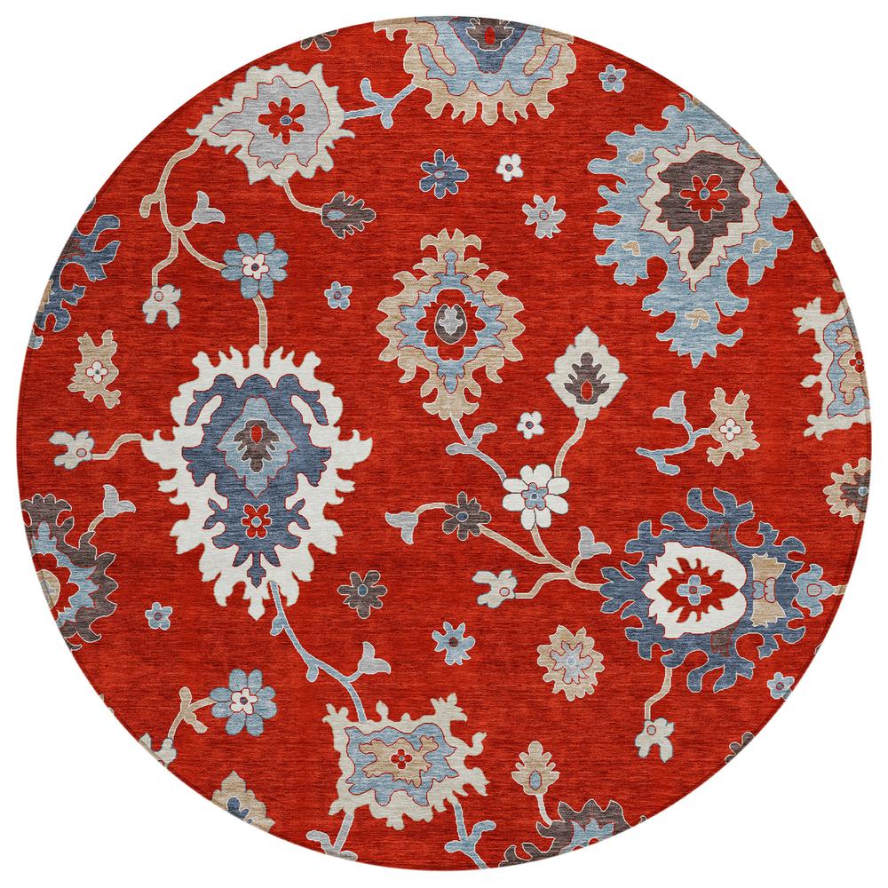 Chantille ACN753 Red 8' x 8' Rug. Picture 1