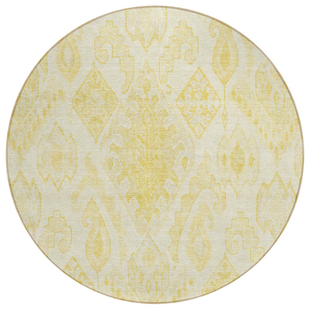 Chantille ACN776 Gold 8' x 8' Rug. Picture 1