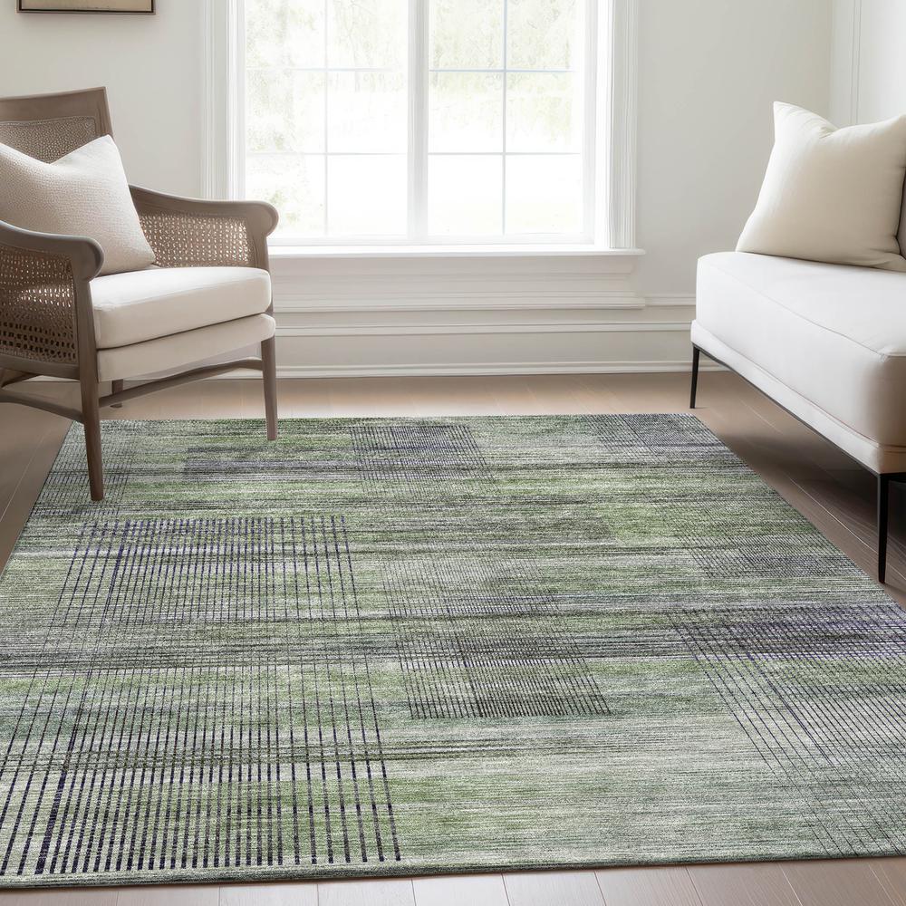 Chantille ACN819 Green 2'6" x 3'10" Rug. Picture 5