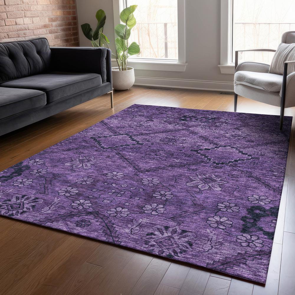 Chantille ACN842 Purple 2'6" x 3'10" Rug. Picture 5