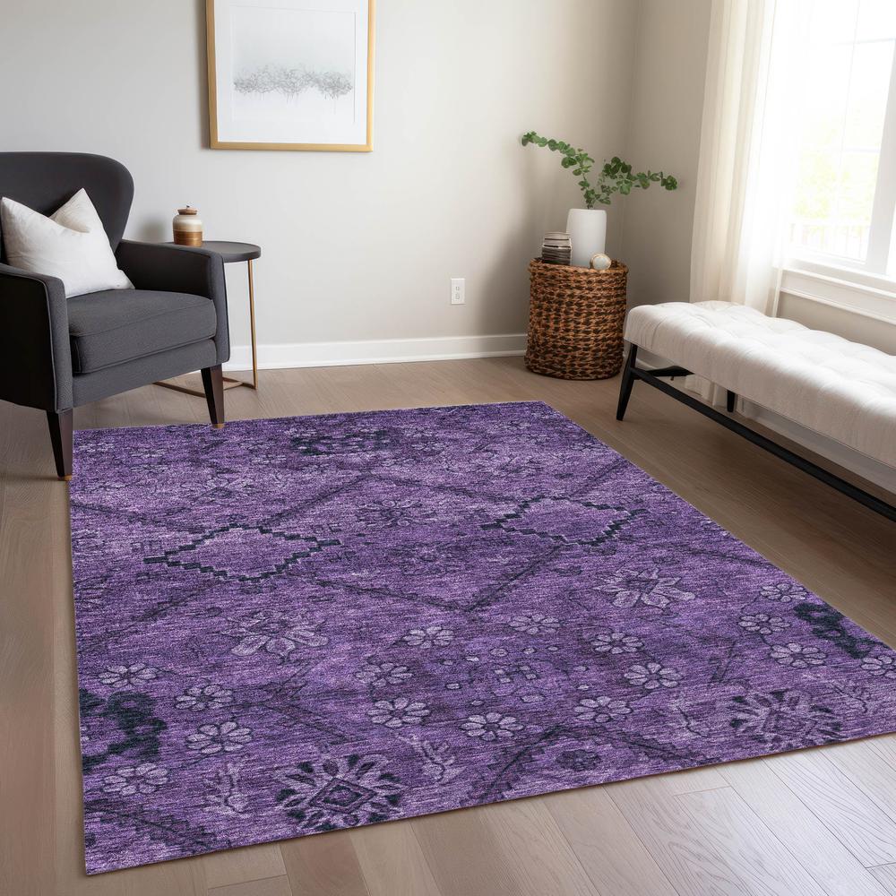 Chantille ACN842 Purple 2'6" x 3'10" Rug. Picture 6